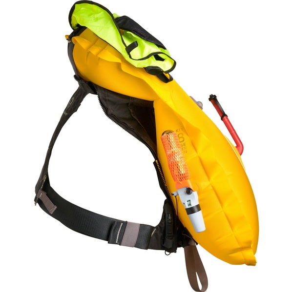 2026 Crewsaver Crewfit + 180 ISO Chaleco Salvavidas Automático Individual 9730BKAP - Black